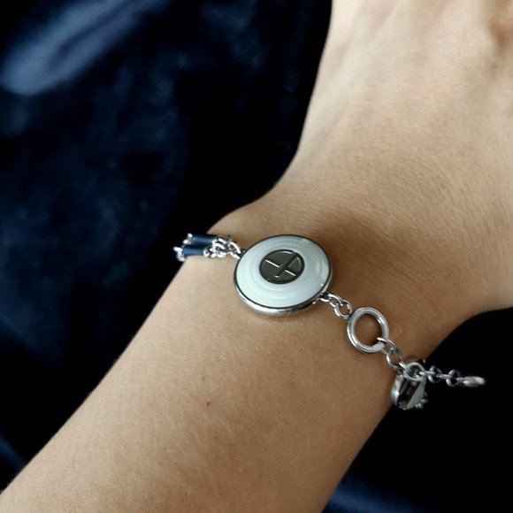 Emporio Armarni Sterling Silver, Ceramic Bracelet - Picture 5 of 6